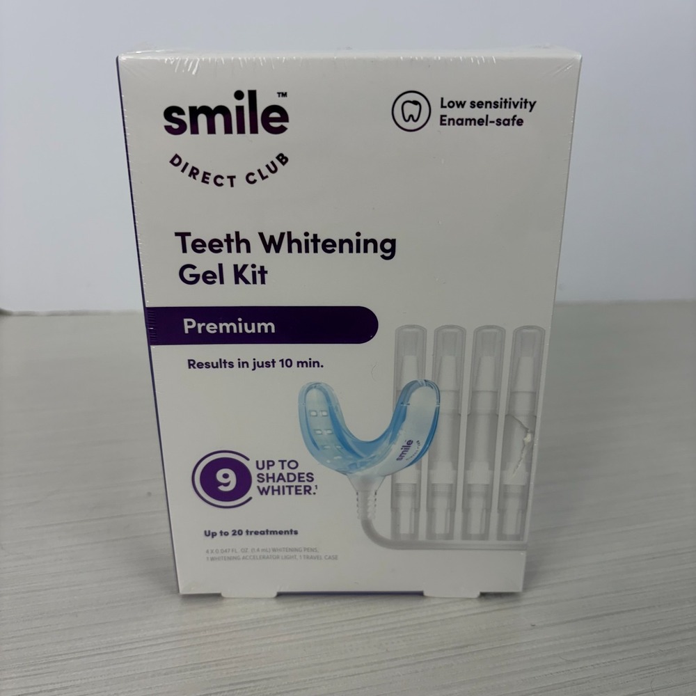 Smile Direct Club Bright On Teeth Whitening GEL KIT UP TO 9 SHADES WHITER